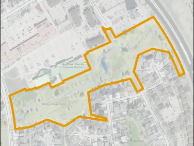 Rotary Brook Park Map Outline