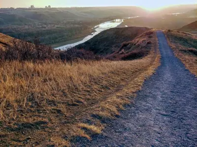 Coulee trail river fall sunset Brent Guppy contest