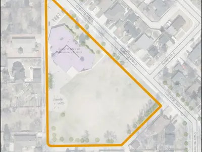 General Stewart School Park Map Outline