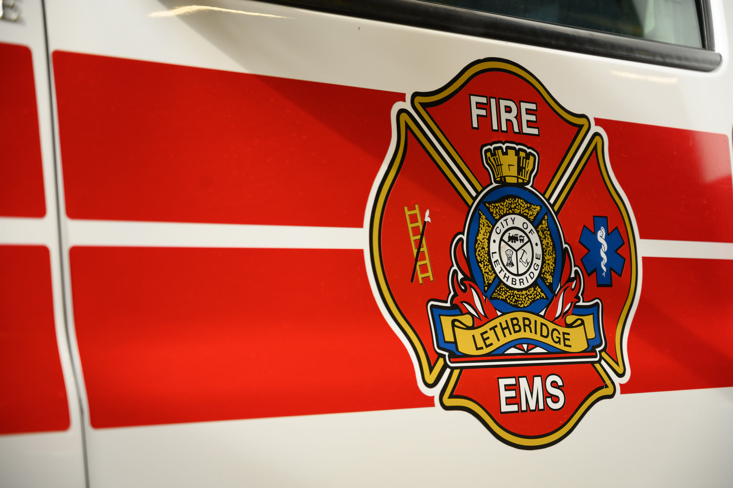 Lethbridge Fire EMS Truck Crest 