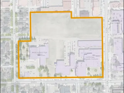 Lethbridge Collegiate Institute Park Map Outline