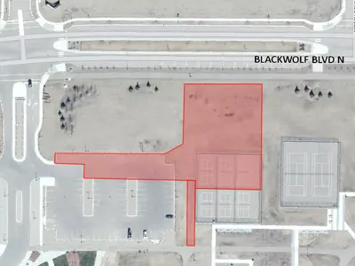 proposed pickleball courts in Legacy map