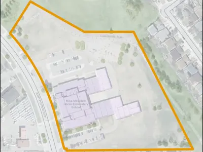 Mike Mountain Horse School Park Map Outline