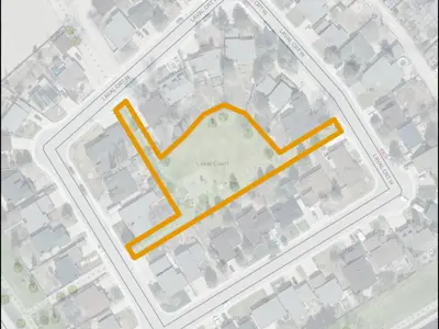 Laval Court Park Map Outline