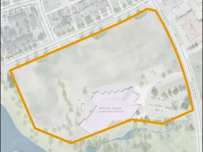 Nicholas Sheran School Park Map Outline