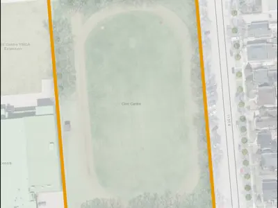 Civic Centre Park Map Outline