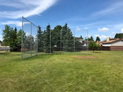 Children Of St. Martha's School Park Baseball Diamond