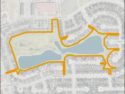 Fairmont Park Map Outline