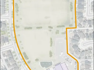 St Teresa School Park Map Outline