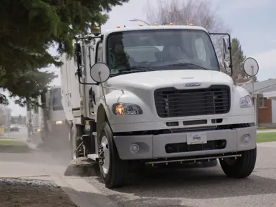 Street Sweep Truck Street Sweeping