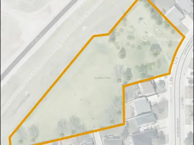 Stafford Tot Lot Map Outline