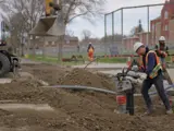 Road Construction Equipment Crew