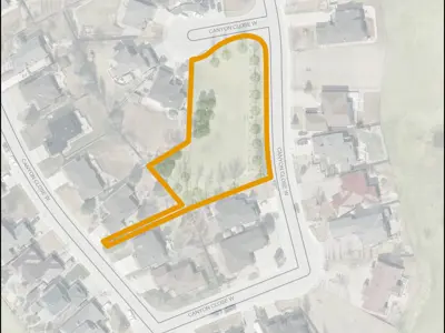 Canyon Close Park Map Outline