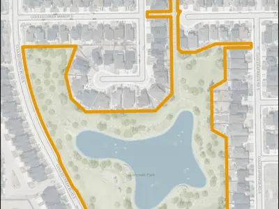 Coulee Creek Park Map Outline