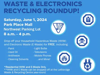 Household Hazardous Waste Round up 2024 graphic