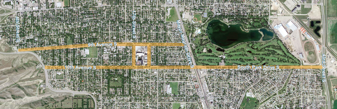 Image of City seeking public input on 10 Avenue South and 9 Avenue South Functional Planning Study