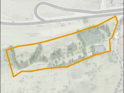 Brewery Gardens Map Outline