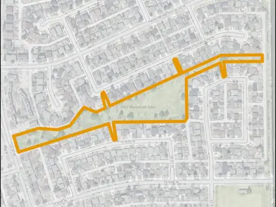 Park Meadows Park Map Outline