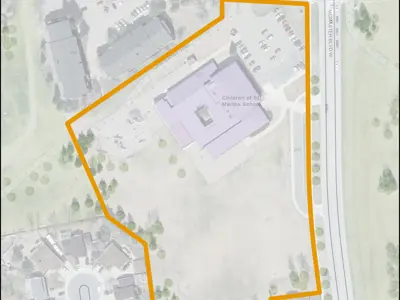 Children Of St Martha School Park Map Outline