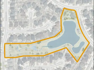 Canyoncrest Park Map Outline