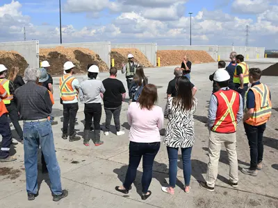 Organics Facility Grand Opening Outside Tour 