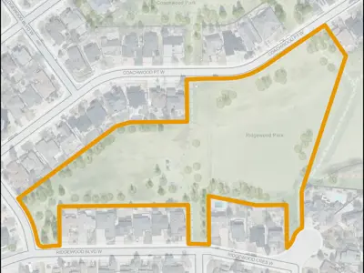 Ridgewood Park Map Outline