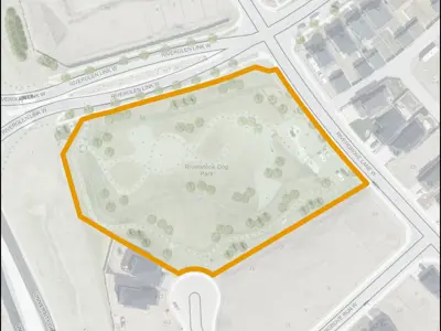 Riverstone Dog Park Map Outline