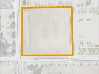 Lethbridge Outdoor Soccer Complex Map Outline