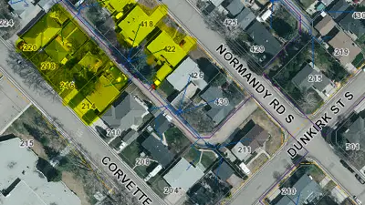 Normandy and Corvette power outage map March 19 2024