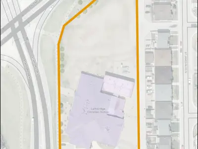 Lethbridge Christian School Map Outline