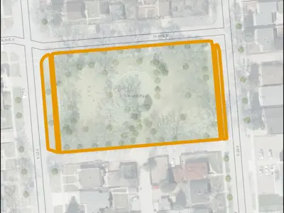 Kiwanis Park Map Outline